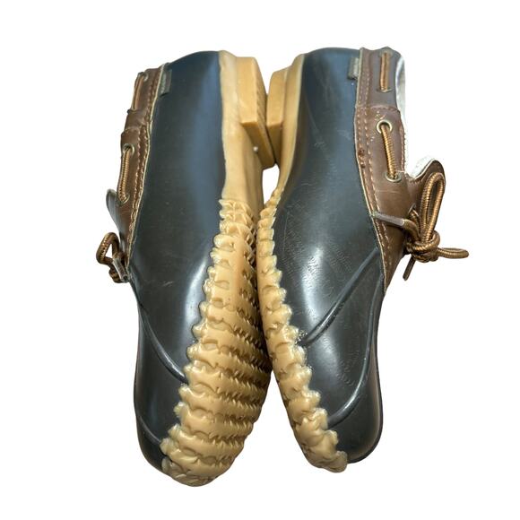 Women's JBU by Jambu Gwen Weather Garden Ready Duck Boots Brown & Tan Size 9 - Picture 3 of 7